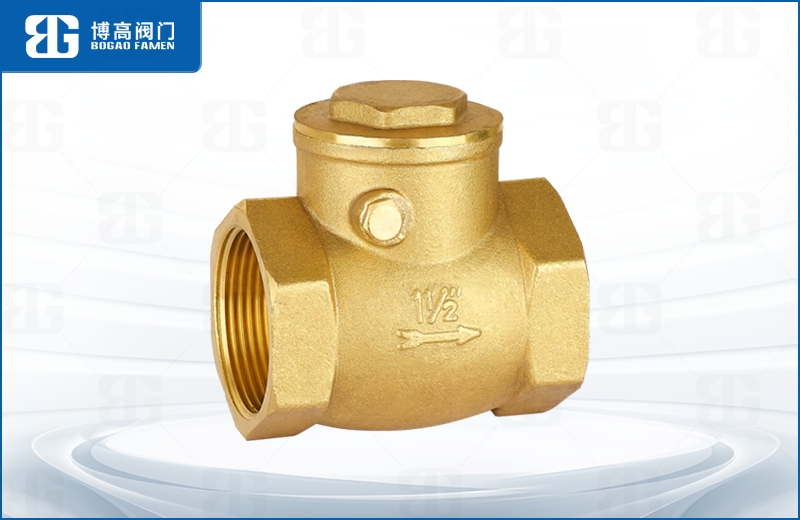 黃(huang)銅卧式止回閥(fa)